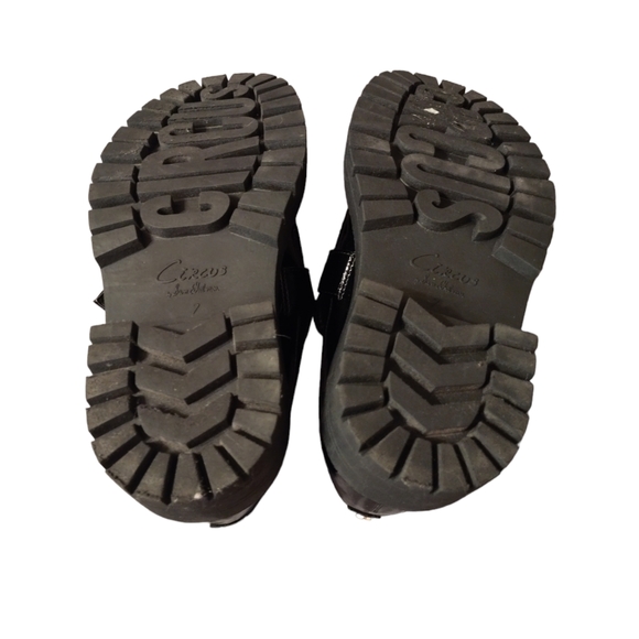 Circus NY Sam Edelman EVERLY LUG Loafers Black Silver Ladies 7M - Picture 3 of 5